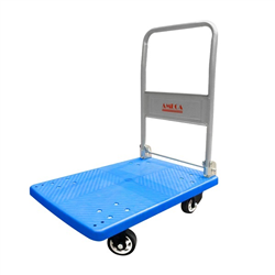 Xe Đẩy Hàng 4 Bánh Sàn Nhựa Ameca HAM-300P Xe Đẩy Hàng 4 Bánh Sàn Nhựa Ameca HAM-300P
